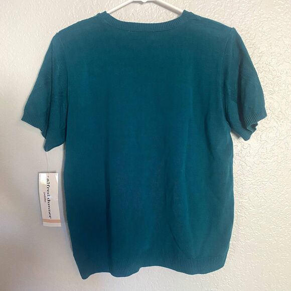 VINTAGE with Tags Alfred Dunner Petites | Short Sleeve Sweater Shoulder Pads - Picture 5 of 10